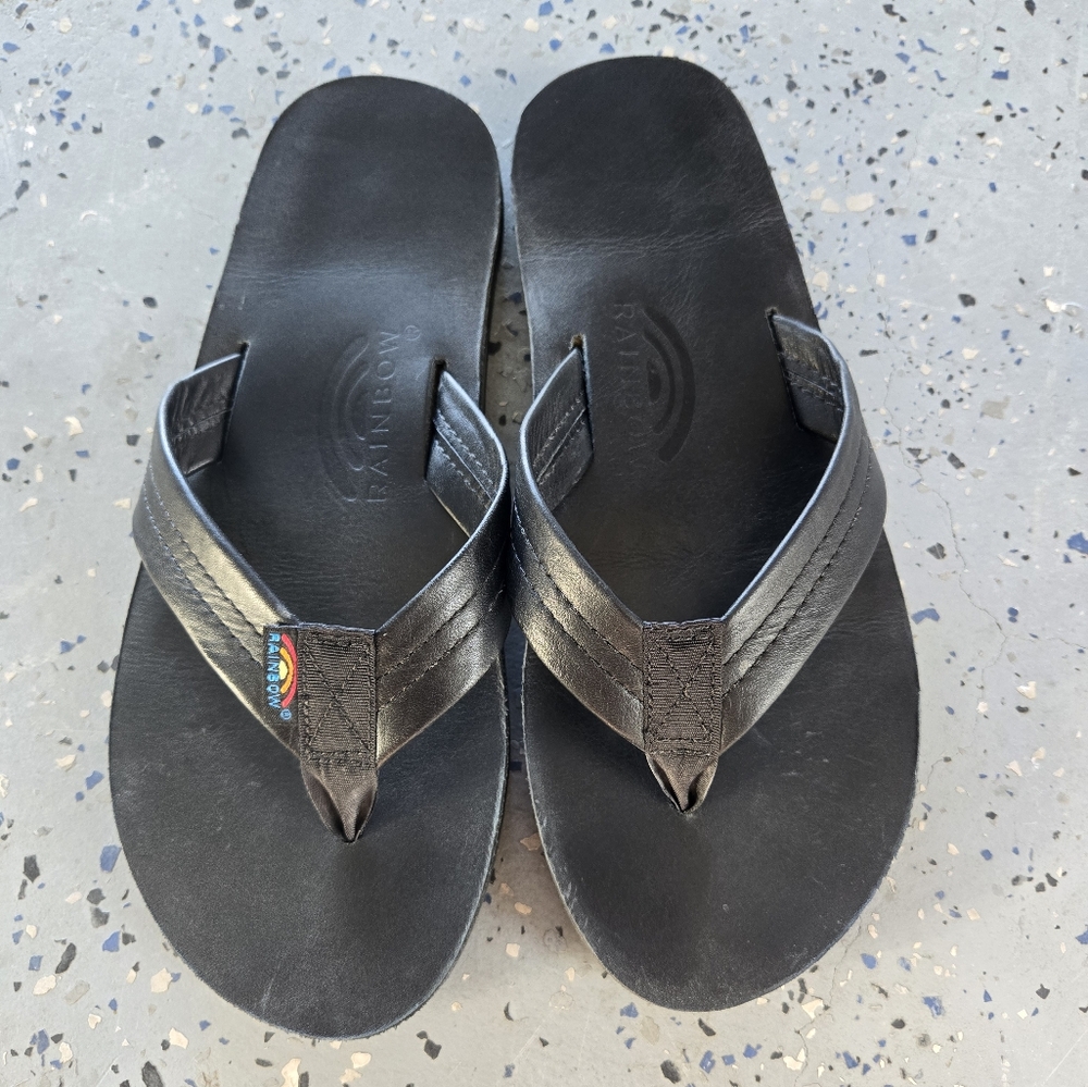 Rainbow Sandals Men Size Medium